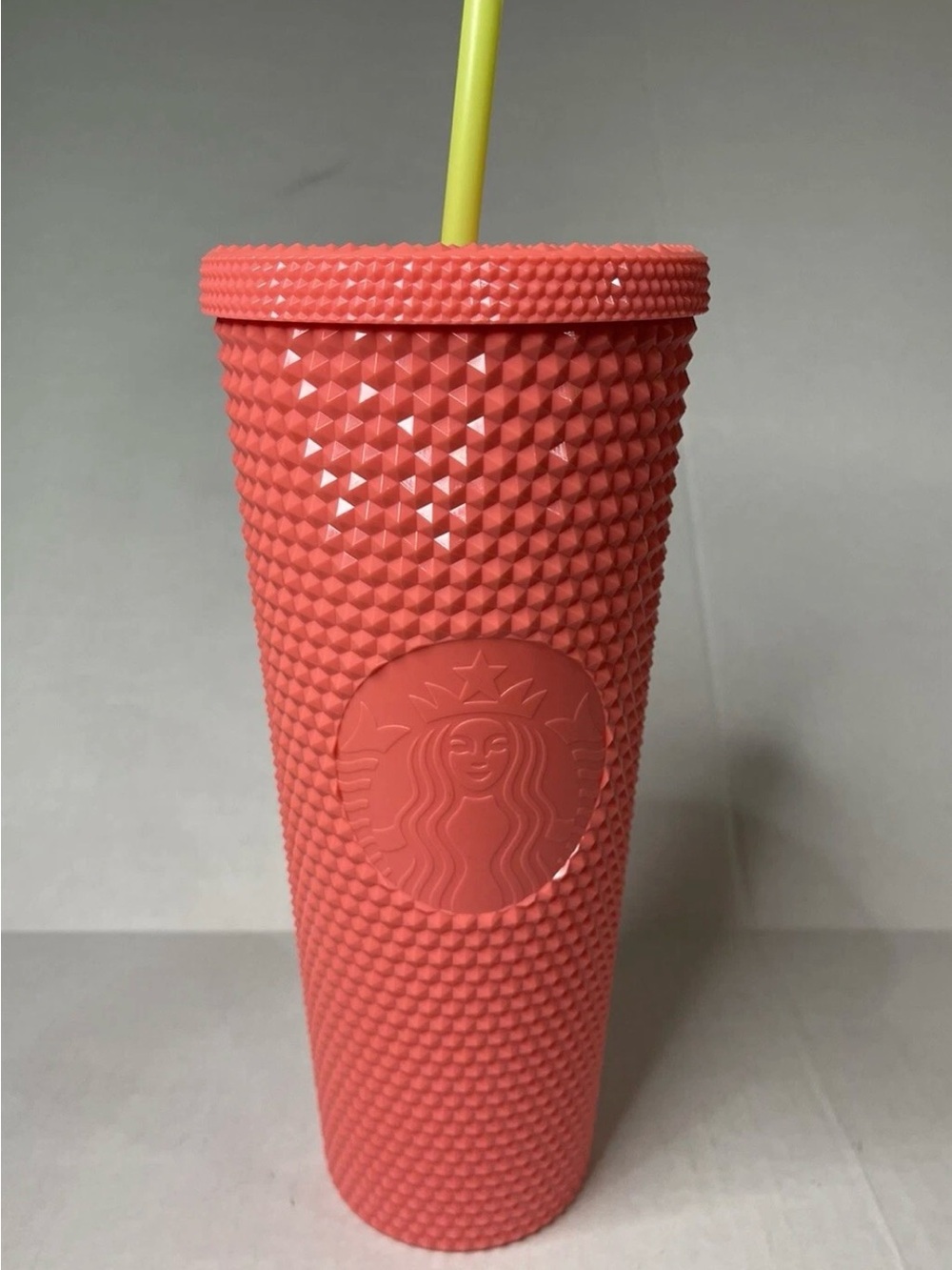 Starbucks 24 oz Venti Cold Cup Pink Studded Tumbler Summer 2022